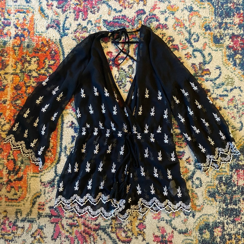 Missguided Beach Cover up Romper